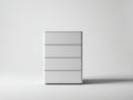 Cómodas de madera 70 x 40 x 105 cm - blanco - 4 cajones de diseño moderno